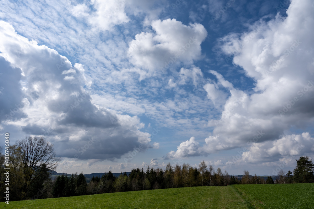 Cloud images with rain clouds and storm clouds in the landscape Cloud images with rain clouds and storm clouds in the landscape