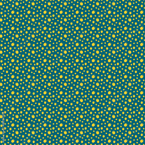 Seamless background or pattern of apples. Print for clothes. Packaging templates