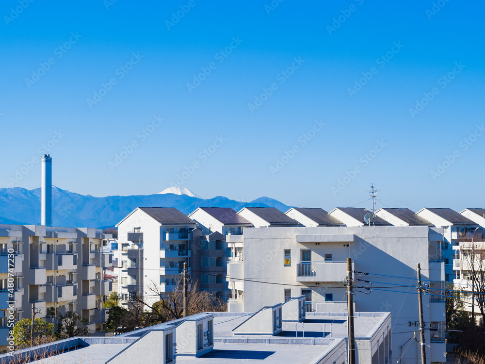 郊外の住宅地 多摩ニュータウン 郊外の住宅地 多摩ニュータウン