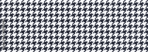 Hounds tooth jacquard knitted seamless pattern. 3d illustration.