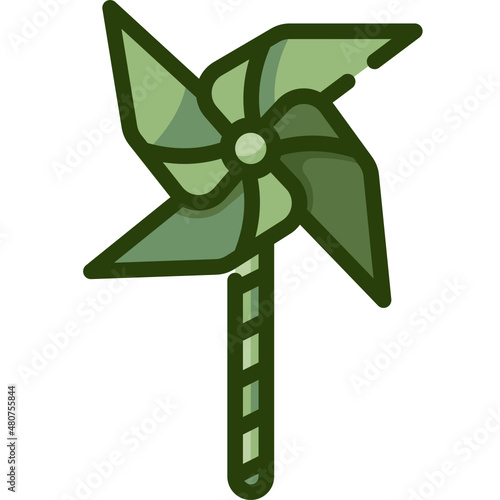 pinwheel Two Tone icon