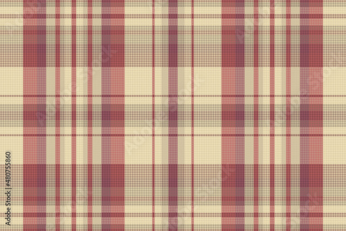 Seamless tartan plaid pattern background with vintage color.