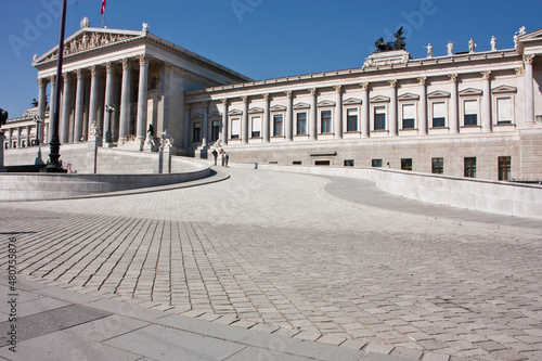 Vienna, parliament building, architecture