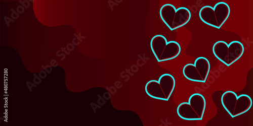 Abstract Valentine design. Geometric rumpled triangular low poly origami style Modern gradient graphic illustration. Vector polygonal design. Formats. abstract heart shape made out of paper pyramids.