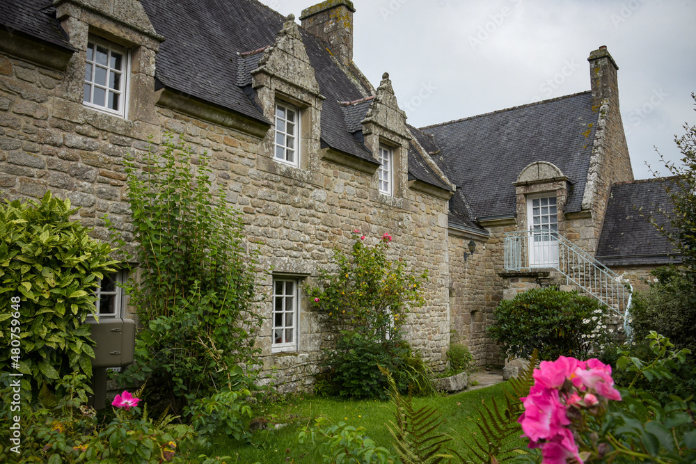 View on the lovely medieval village of Locronan View on the lovely medieval village of Locronan