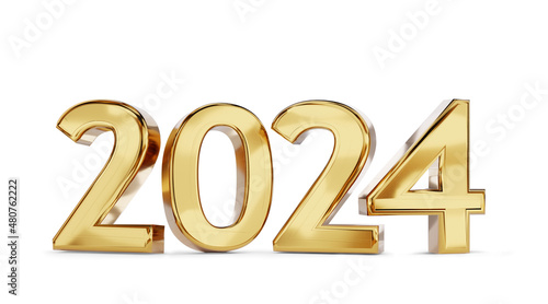 2024 golden bold letters sy...