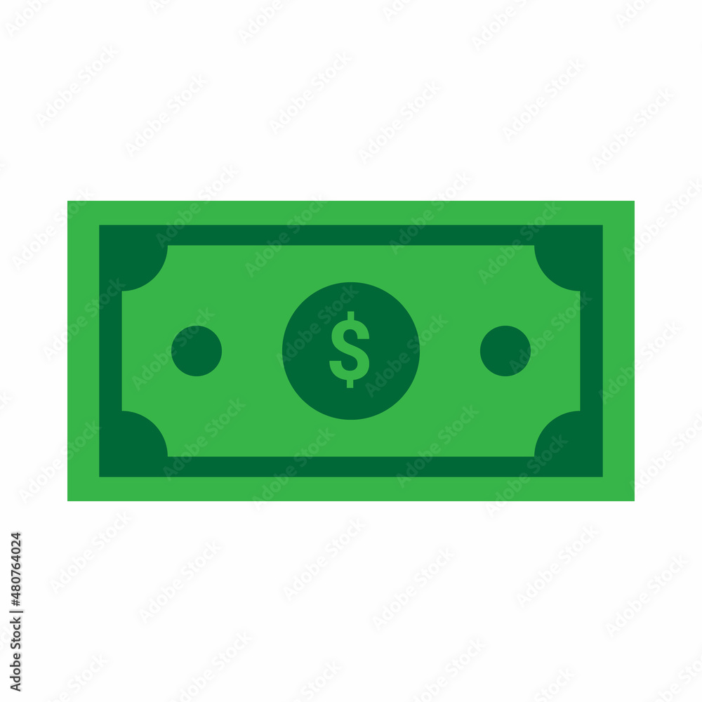 Dollar currency bank note icon Dollar currency bank note icon