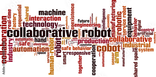 Collaborative robot word cloud