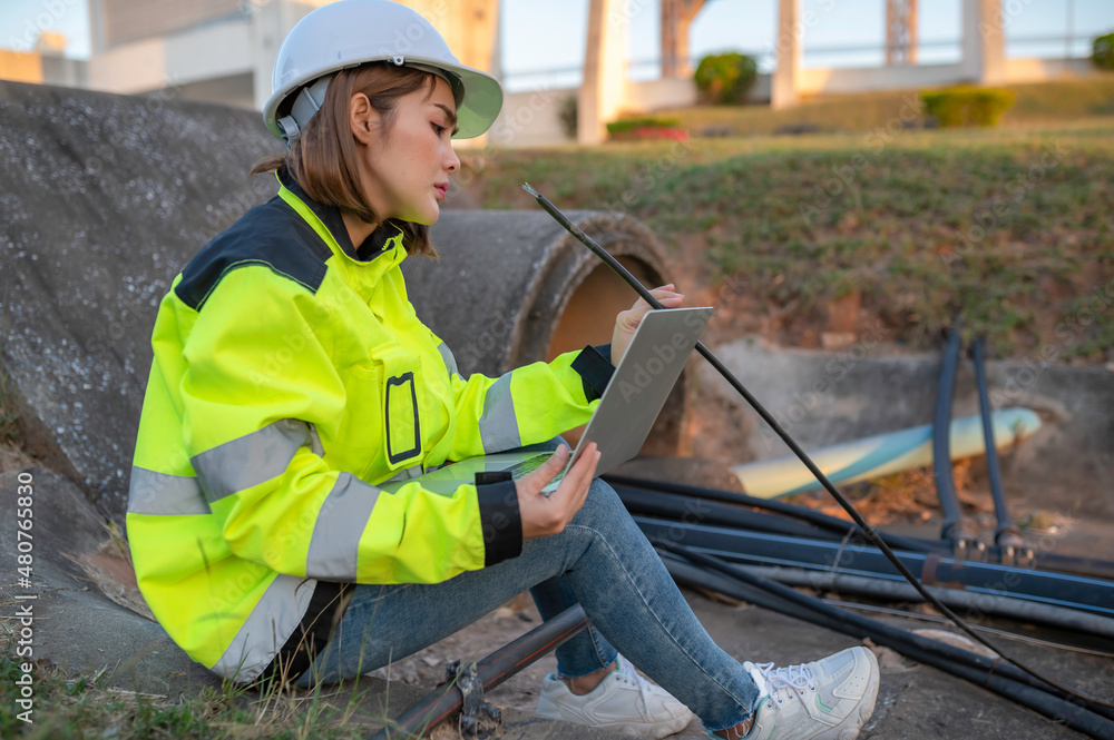 custom made wallpaper toronto digitalTelecommunication engineers work at cell towers for 5G cell phone signals,Network tower maintenance technicians