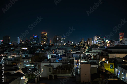 原宿の夜の風景
