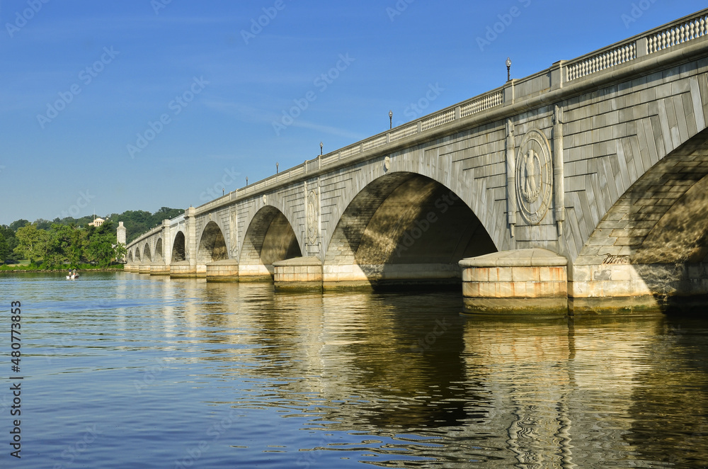 Memorial Bridge in Washington DC - United States