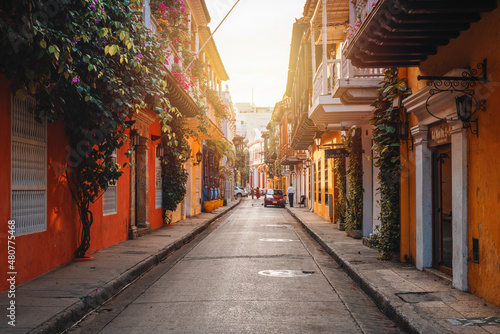 cartagena streets colombia