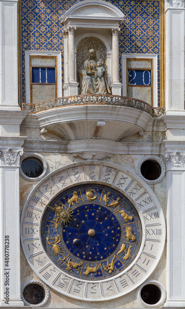 Uhrturm von San Marco, Torre dell’orologio, Venedig