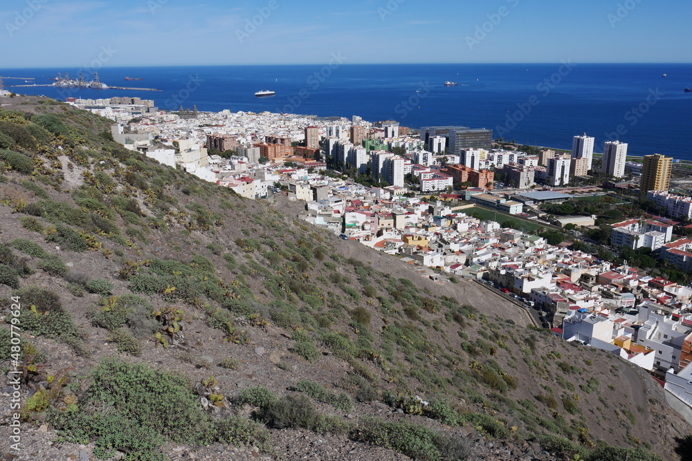 Landschaft mit Aussicht bei  Las Palmas de Gran Canaria