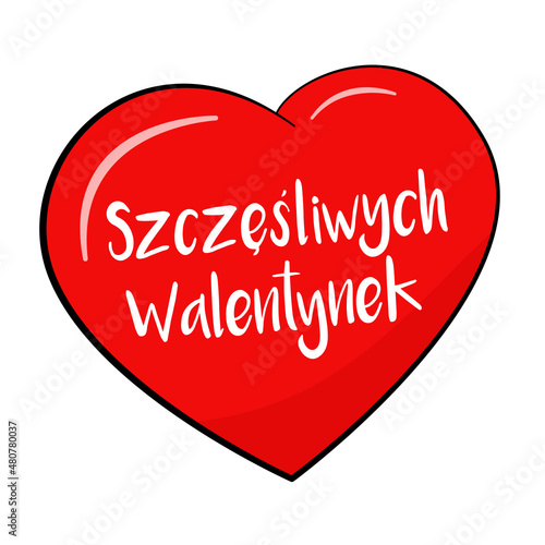 Szczęśliwych Walentynek, wektor