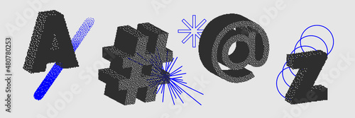 Geometric Vector Shape. Figure isolated on background.