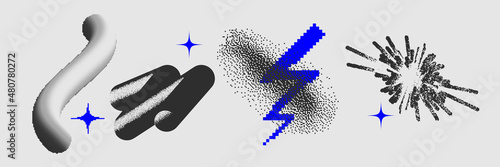 Geometric Vector Shape. Figure isolated on background.