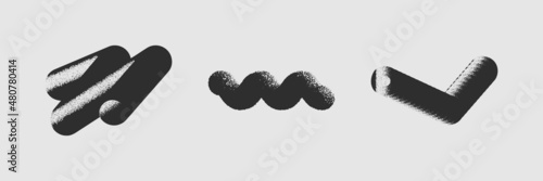 Geometric Vector Shape. Figure isolated on background.