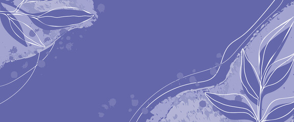 Crédence de cuisine Pantone 2022 very peri Abstract background in a trendy very peri palette  © Gala