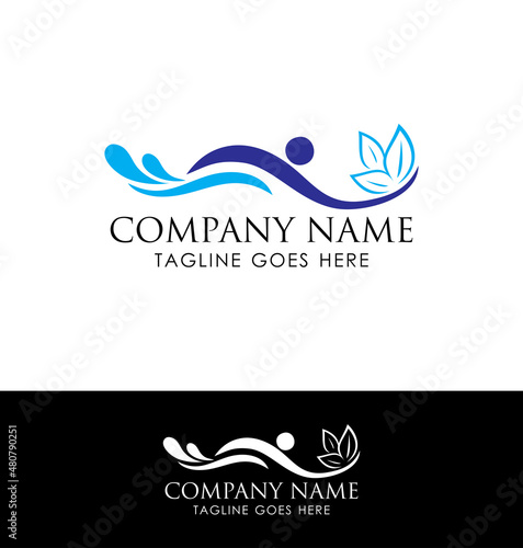 Pool and Spa Logo Sign