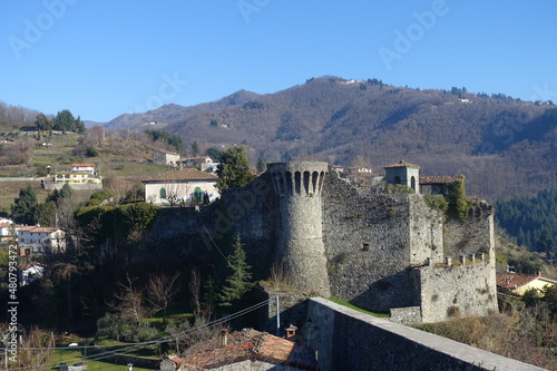 borgo medievale castiglione di garfagnana regione toscana photo