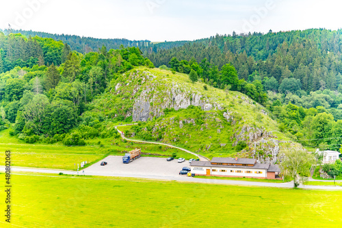 Karst landscape around Balcarka Cave photo