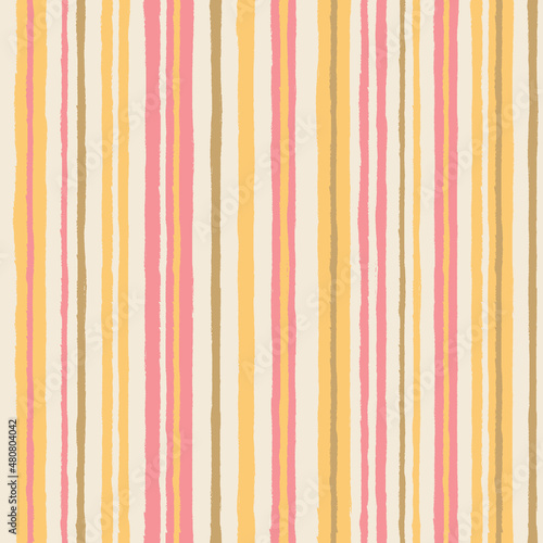 Seamless background with vertical stripes in bright colors.