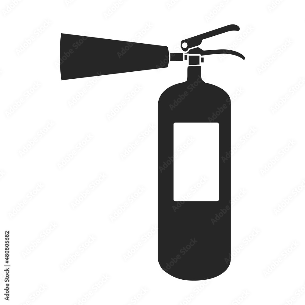 Fire extinguisher vector icon.Black vector icon isolated on white background fire extinguishe. Fire extinguisher vector icon.Black vector icon isolated on white background fire extinguishe.