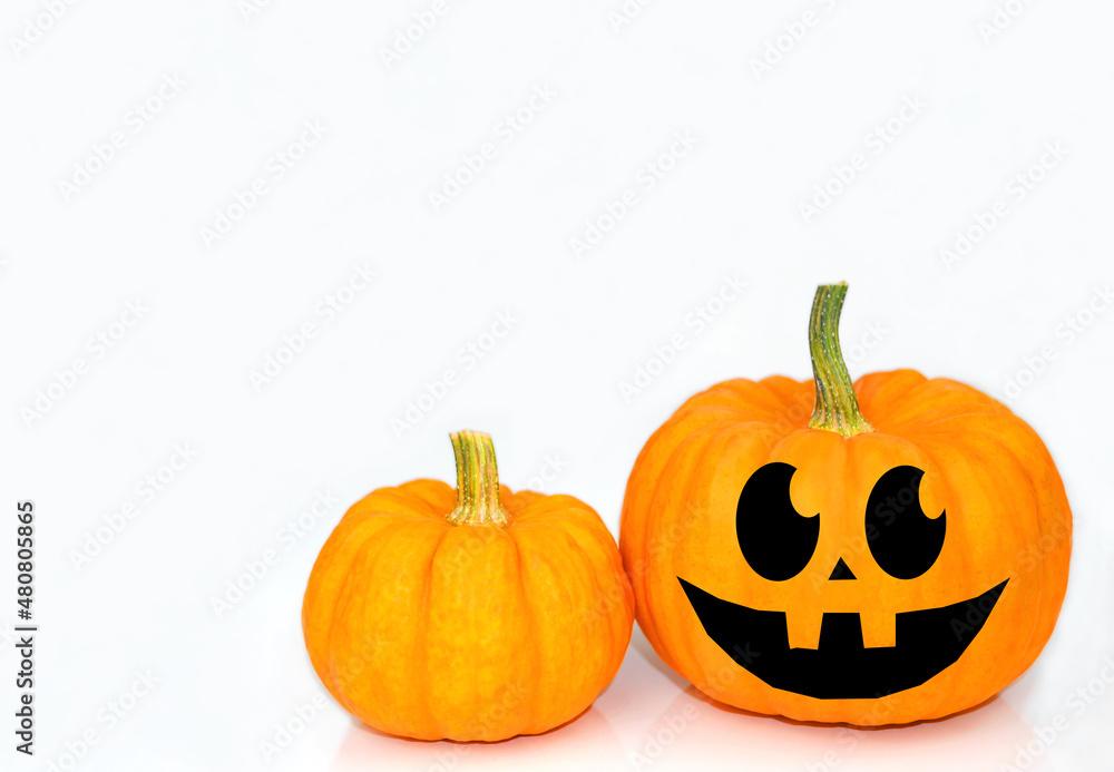 Obraz premium ハロウィンのジャックオーランタンのかぼちゃ