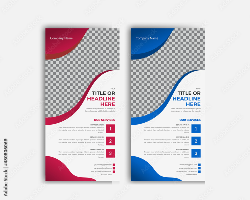 Professional Modern and creative corporate Rack Card Design, DL Flyer Templates for Commercial and Multipurpose Use
Professional Modern and creative corporate Rack Card Design, DL Flyer Templates for Commercial and Multipurpose Use