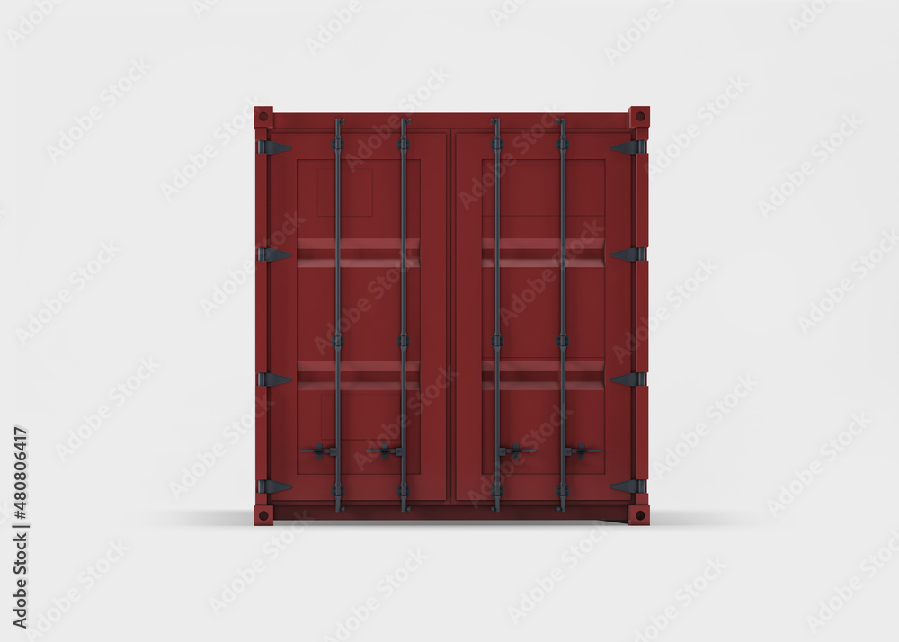 3d rendering mock up shipping container 3d rendering mock up shipping container