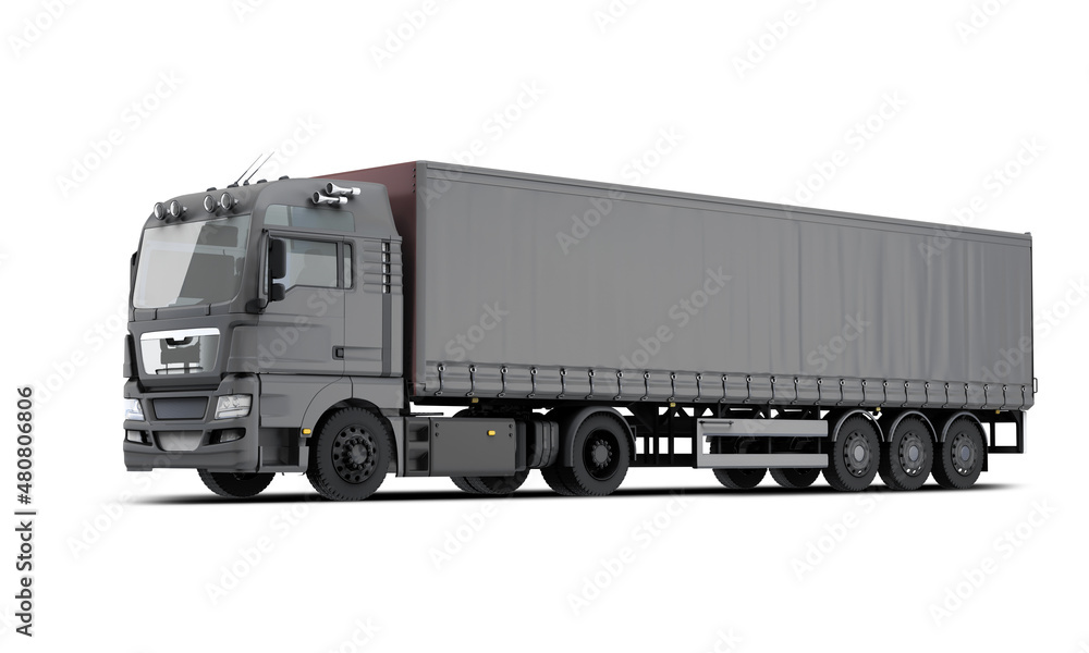 3d rendering mock up Truck 3d rendering mock up Truck