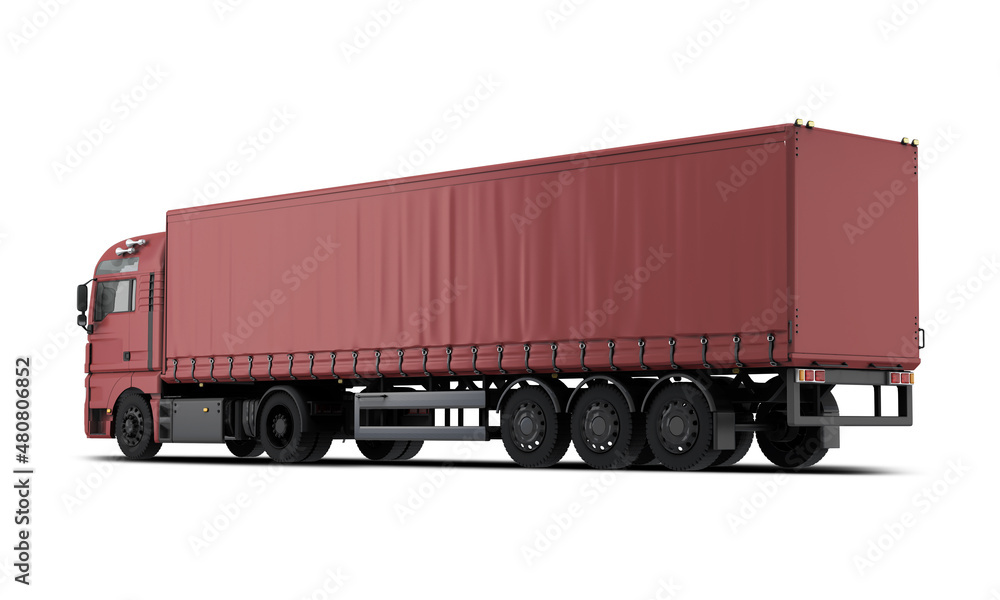 3d rendering mock up Truck 3d rendering mock up Truck