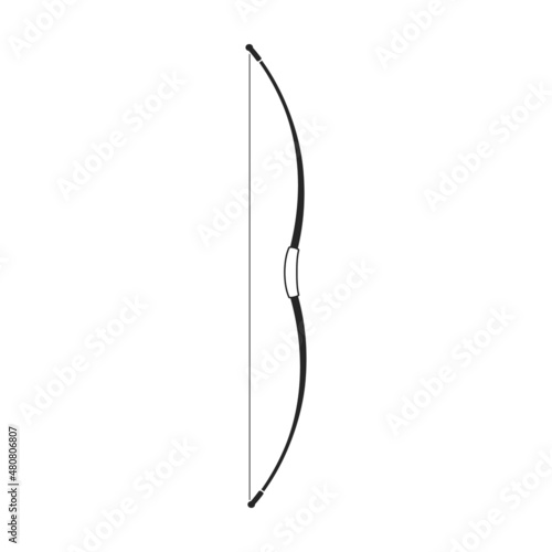 Crossbow vector icon.Black vector icon isolated on white background crossbow.