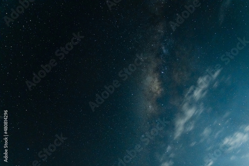 Background of the night sky with many stars © ihorbondarenko