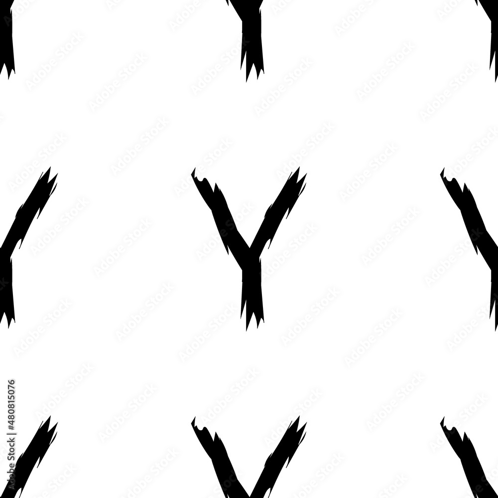 Black alphabet letters on white background. Seamless abstract vector geometric pattern. Perfect for gift wrapping paper, Bed sheets and interior. School and learning theme. Black alphabet letters on white background. Seamless abstract vector geometric pattern. Perfect for gift wrapping paper, Bed sheets and interior. School and learning theme.