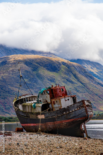 The Old fishing boat  Scotland