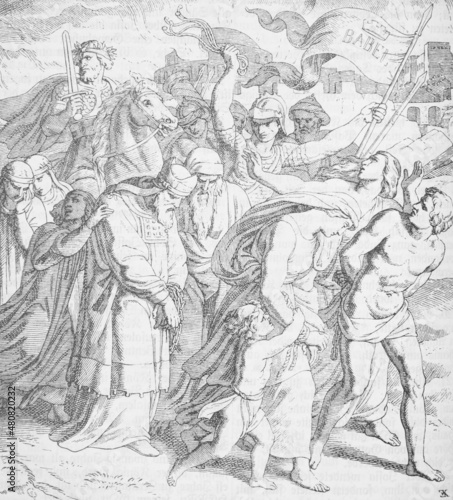 Fototapeta 2 Chronicles 36 Fall of Israel to Nebuchadnezzar carried to captivity