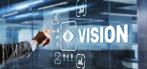 Vision Direction Future Business Inspiration Motivation Concept
