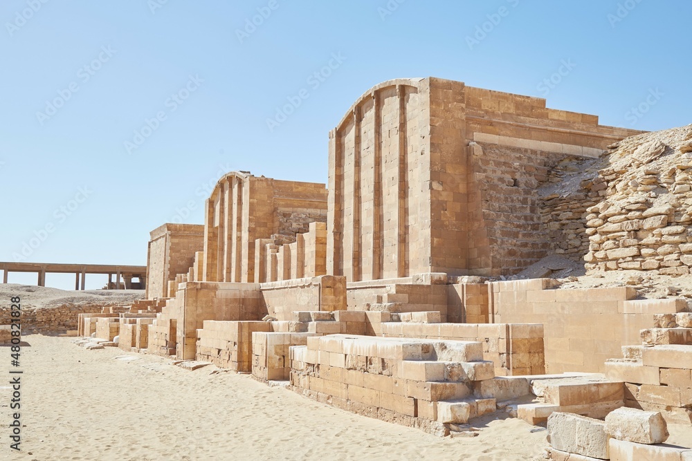 The Ruins Surrounding Djoser's Step Pyramid