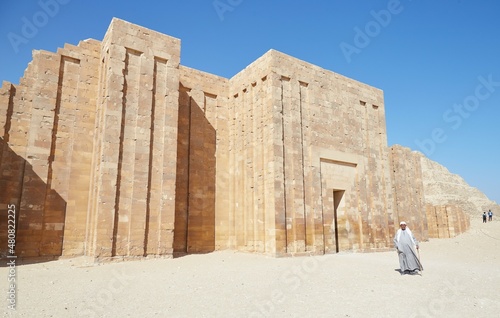 The Huge Enclosure Walls of Djoser's Step Pyramid photo