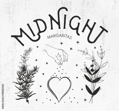 Practical Magic Midnight Margaritas Svg, Practical Magic Shirt, Practical Magic Set, Midnight Margaritas Cut files for Cricut, Silhouette