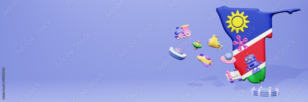 3 renderings of children's toys for promotion an cover template in Namibia 3 renderings of children's toys for promotion an cover template in Namibia
