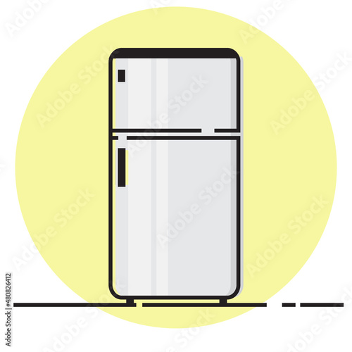 refrigerator design vector, vector illustrator eps 10