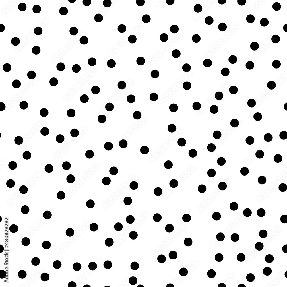 Vector seamless polka dots pattern. Cute design for textile, wallpaper, wrapping paper. Vector seamless polka dots pattern. Cute design for textile, wallpaper, wrapping paper.