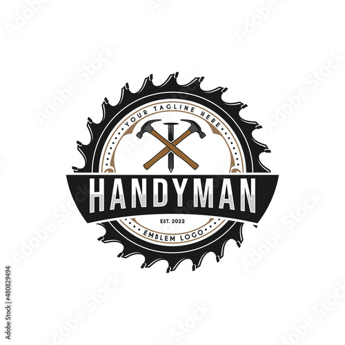 logos of woodworkers, sawmills, and others.