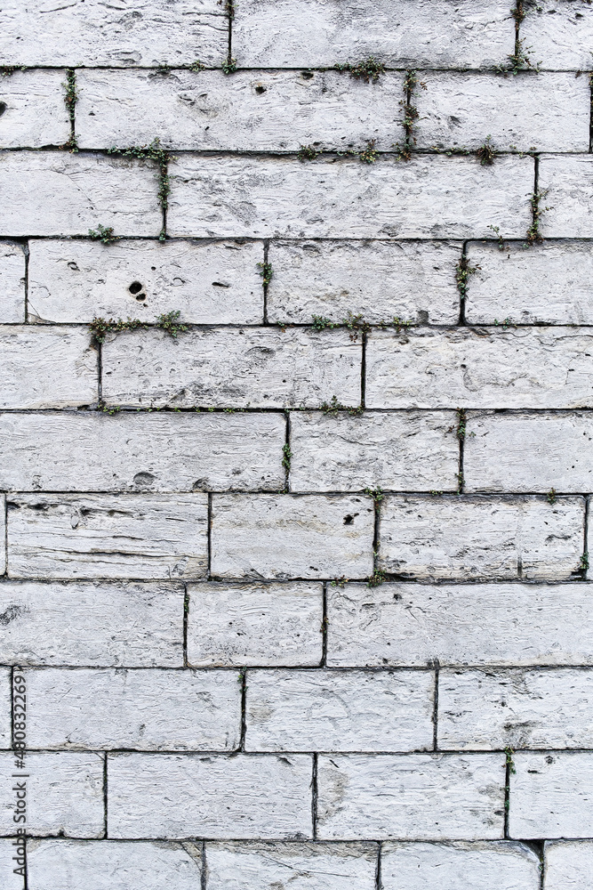 Stone brick wall surface background Stone brick wall surface background