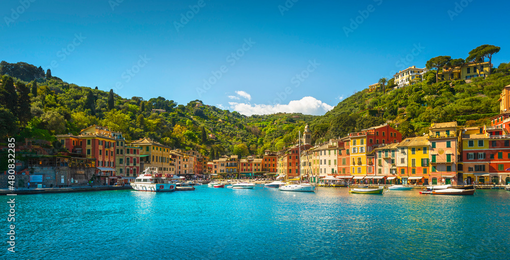 Portofino luxury destination, village and marina. Liguria, Italy