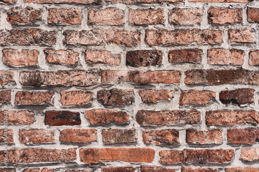 Fototapeta premium Decay brick wall surface background