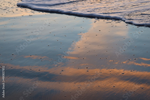 reflection of the sky